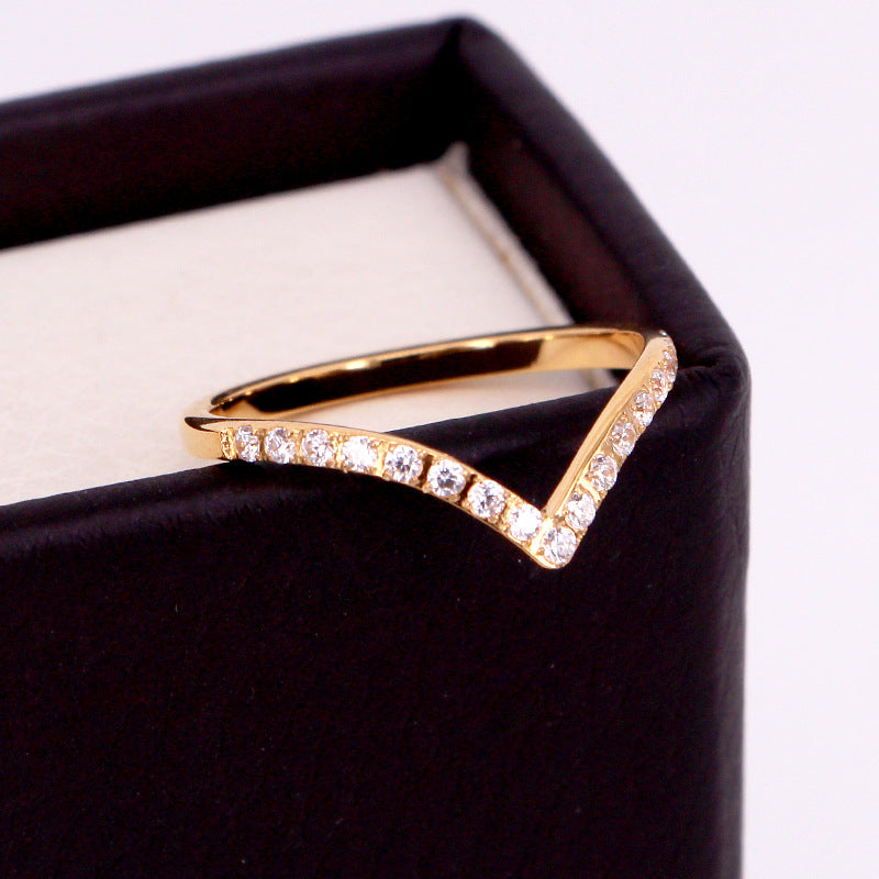 Juliette glass stone ring