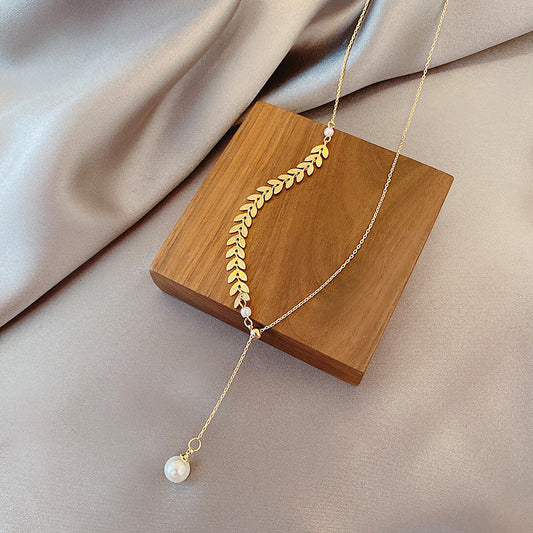 Gold-Tone Tranquility bead-style Necklace