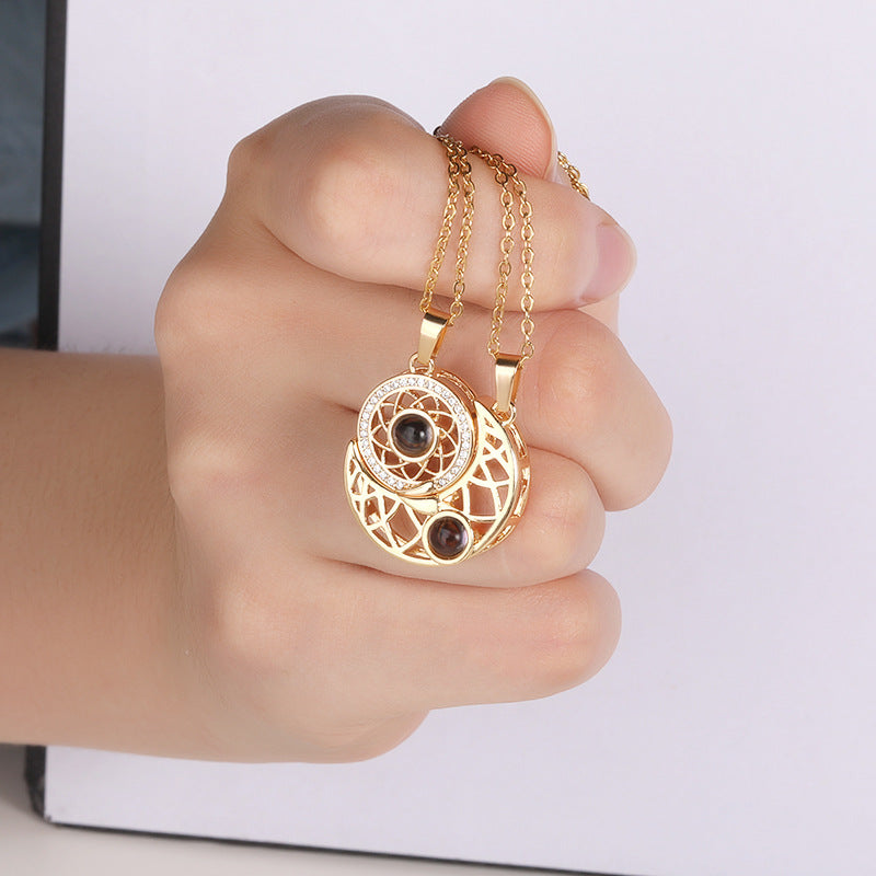 'I love you to the moon and back' Necklace