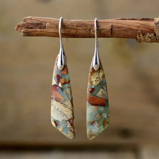 Vintage stone-style Earrings
