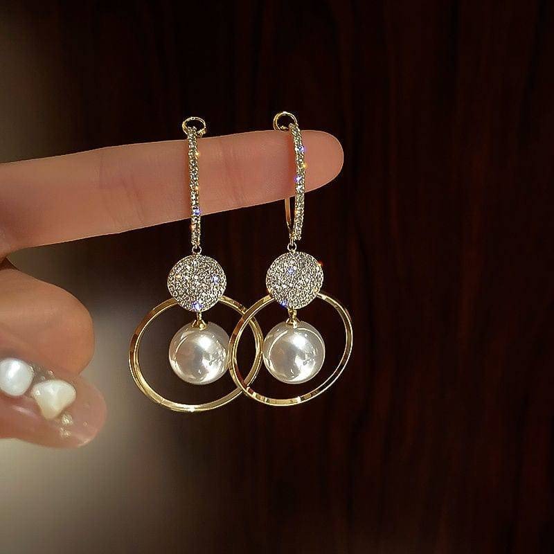 Paola bead-style earrings